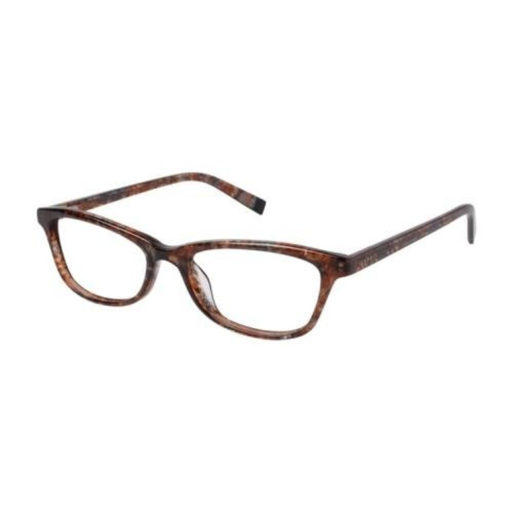 ESPRIT ET17468 COLOR 535 BROWN AUTHE BROWN AUTHENTIC EYEGLASSES FRAMES 50-16-140